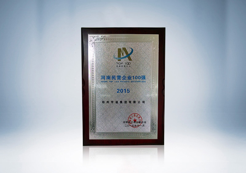 2015年河南民营企业100强